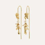 MILO chain earrings gold-plated