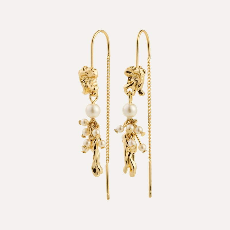 MILO chain earrings gold-plated