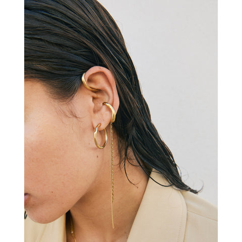 INNER hoop earrings gold-plated