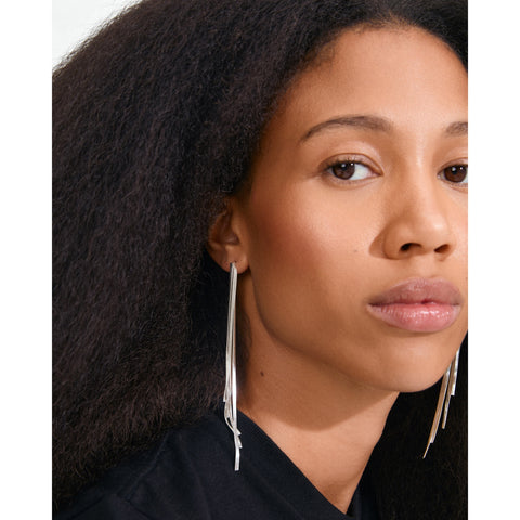 OLANOR earrings silver-plated
