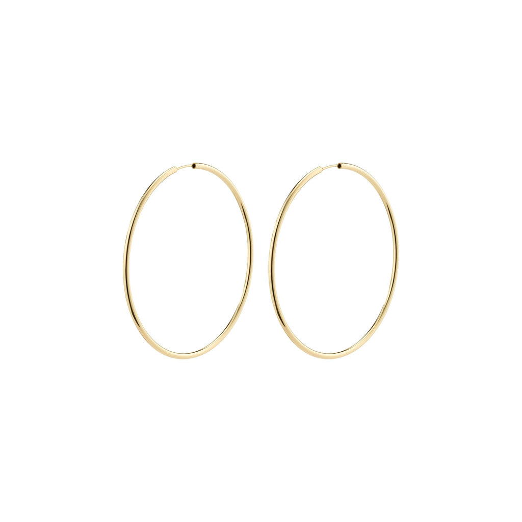 APRIL large hoop earrings gold-plated