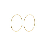 APRIL large hoop earrings gold-plated