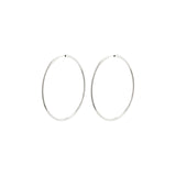APRIL large hoop earrings silver-plated