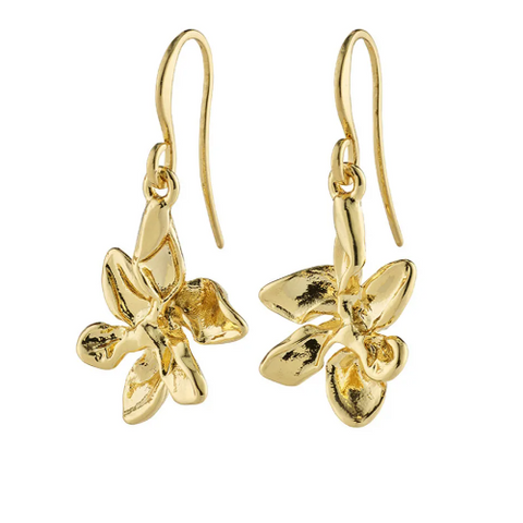 RIKO recycled earrings gold-plated