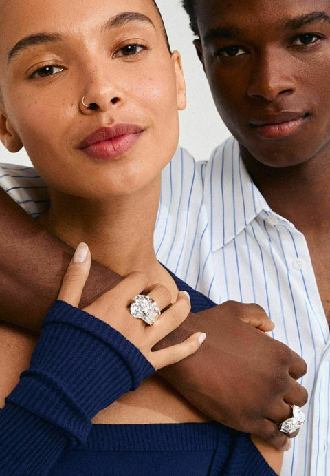 ECLIPSE ring silver-plated