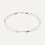 SOPHIA recycled bangle bracelet silver-plated