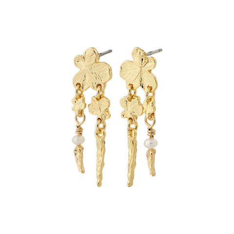 ZHURI earrings gold-plated