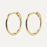 EANNA medium hoops gold-plated