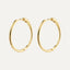 EANNA large hoops gold-plated
