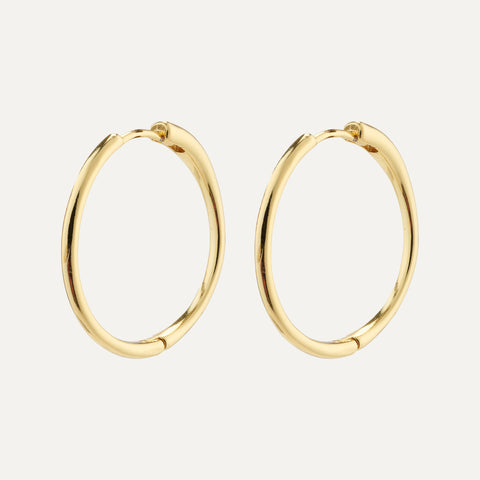 EANNA large hoops gold-plated