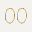 EANNA maxi hoops gold-plated
