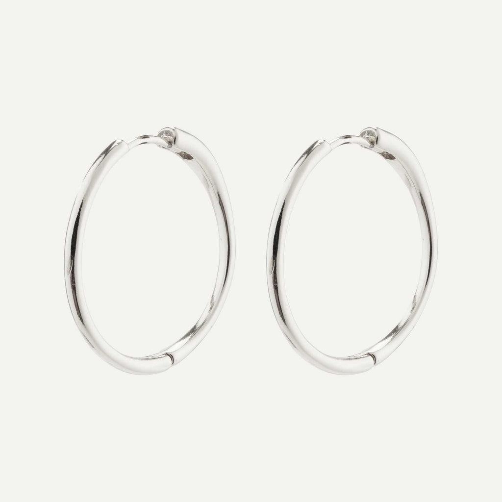 EANNA large hoops silver-plated