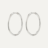 EANNA maxi hoops silver-plated