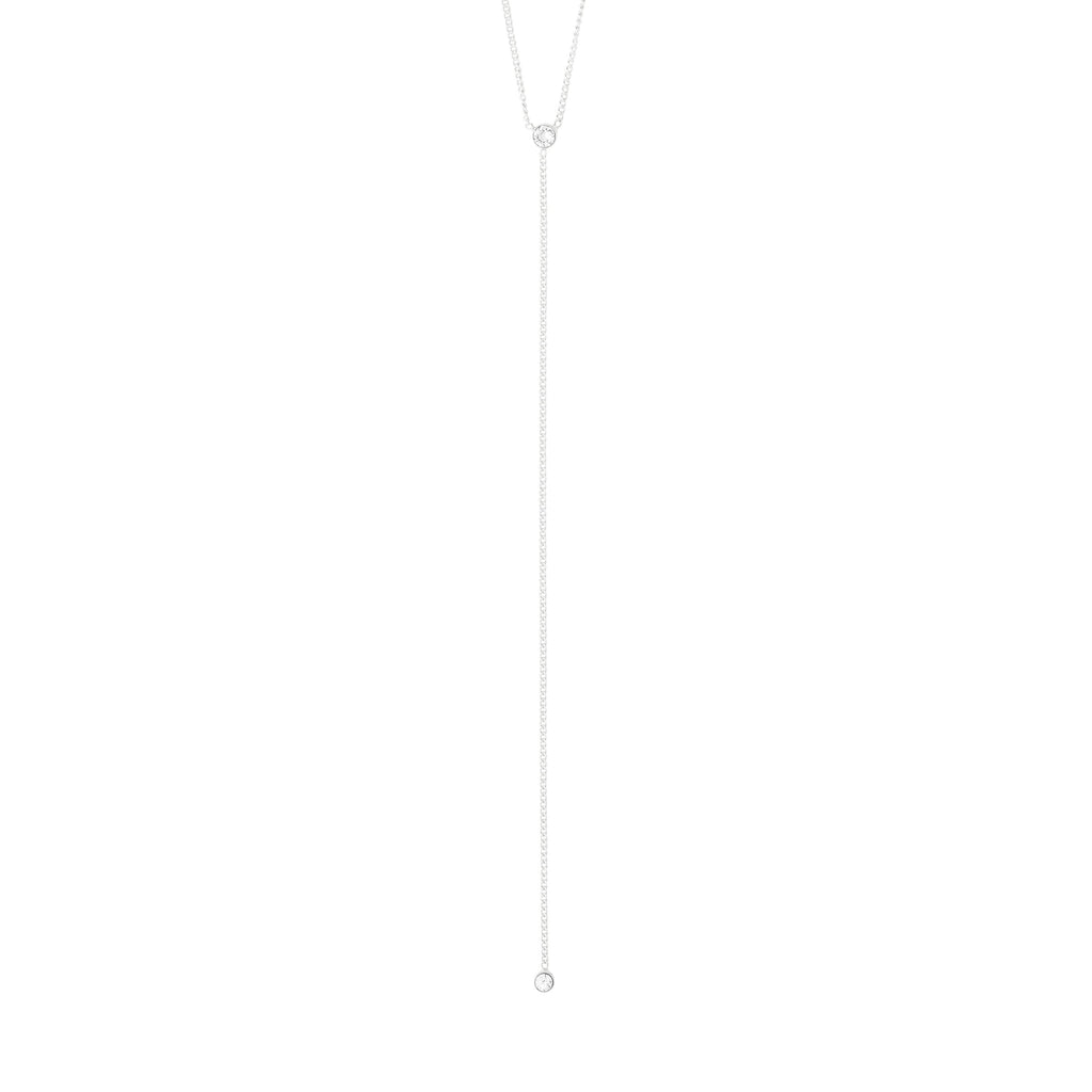 LUMI Y-necklace silver-plated