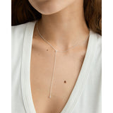 LUMI Y-necklace silver-plated