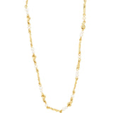 SLOAN pearl necklace gold-plated
