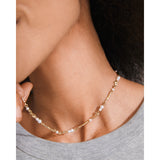 SLOAN pearl necklace gold-plated