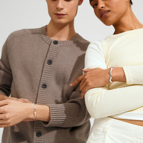 AIKO bracelet silver-plated