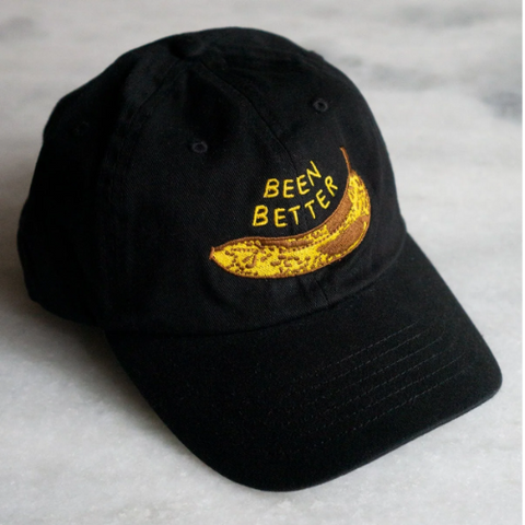 Been Better (Banana) Dad Hat BLACK