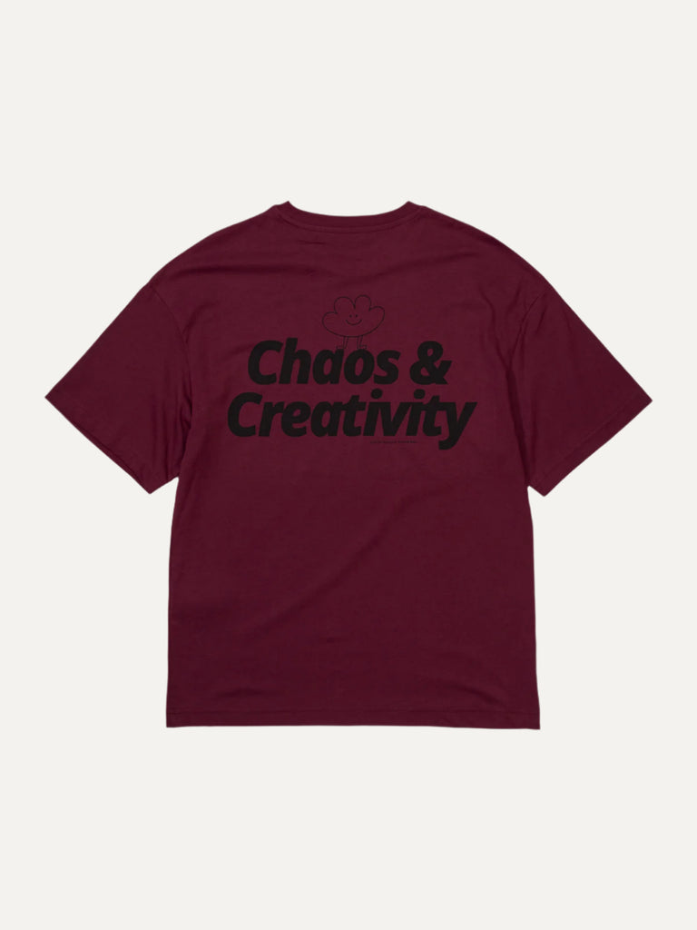 cloud man oversized organic tee chaos and creativity