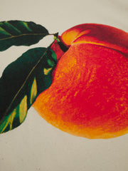 Peachy orange unisex natural raw t-shirt