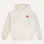 oranges white organic cotton unisex hoodie