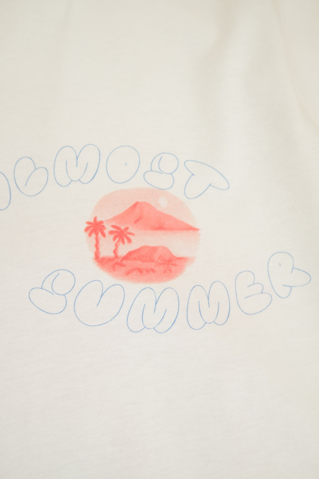 almost summer double island unisex organic t-shirt