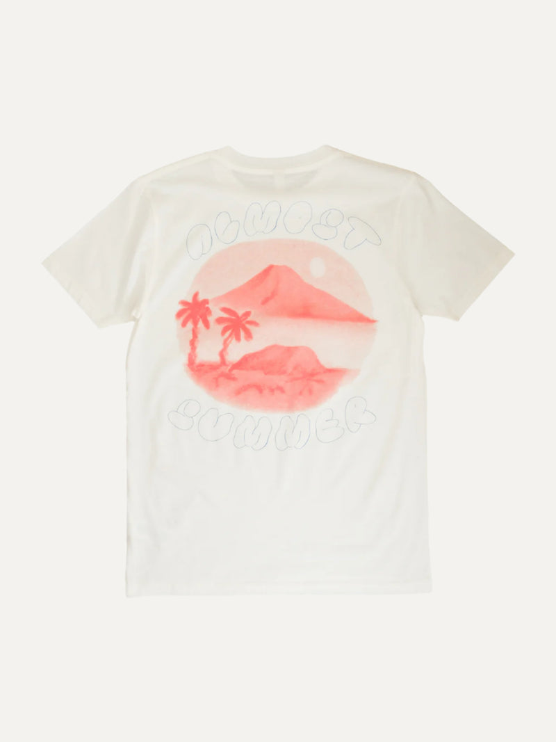 almost summer double island unisex organic t-shirt