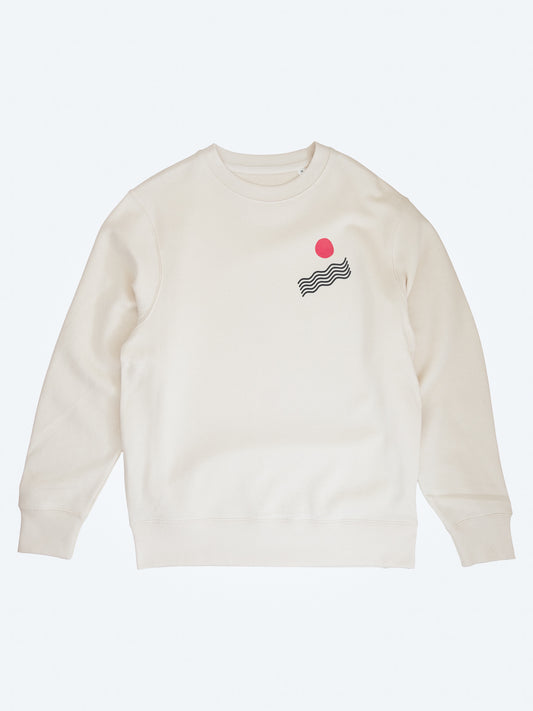 sea sea dot unisex organic cotton sweater