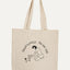 downward facing dog organic cotton premium tote bag