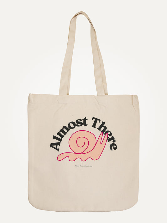 Almost there tote bag