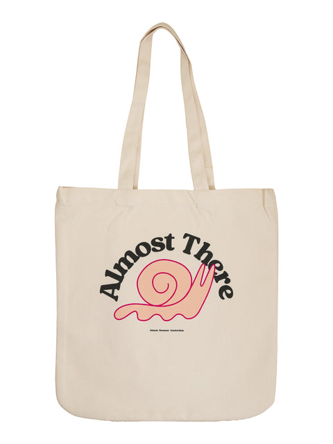 Almost there tote bag