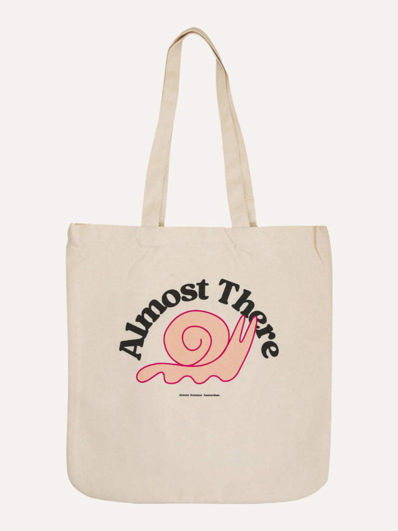Almost there tote bag