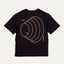 disk logo oversized organic tee chaos and creativity
