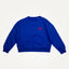 Chaos & Creativity BLUE & RED womens organic cotton sweater
