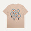 Chaos & Creativity just bees and flowers unisex organic t-shirt