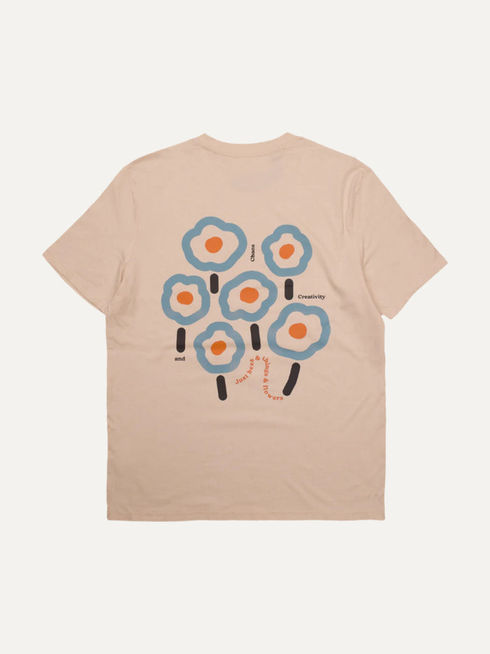 Chaos & Creativity just bees and flowers Unisexe organic T-shirt