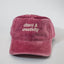 Chaos & Creativity logo hat - faded wine