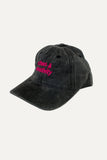 Chaos & Creativity logo hat - faded black