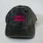 Chaos & Creativity logo hat - faded black