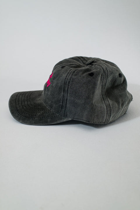 Chaos & Creativity logo hat - faded black