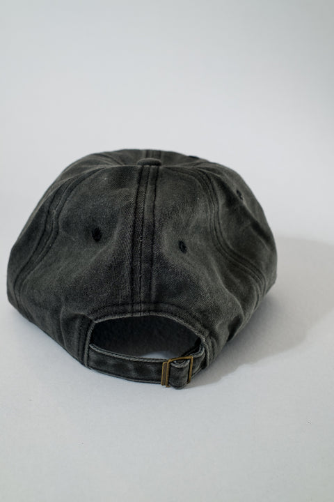 millennial holiday dad hat -  faded black