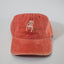 millennial holiday dad hat -  faded orange
