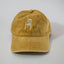 millennial holiday dad hat faded ocre