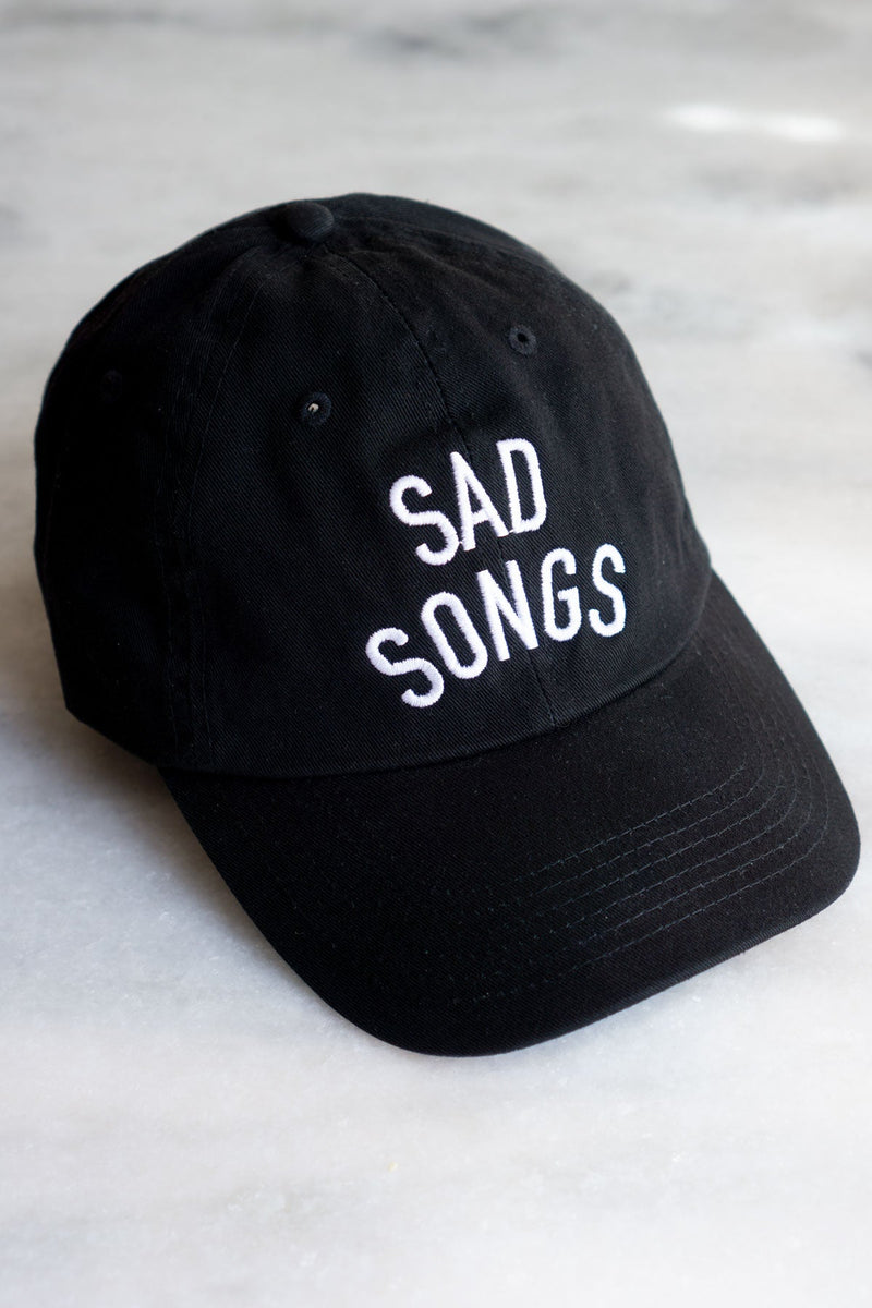 Sad Songs Dad Hat Black