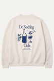 do nothing club sweater natural raw organic cotton