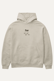 Stone grey hoodie Rage organic cotton