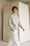 Stone grey hoodie Rage organic cotton