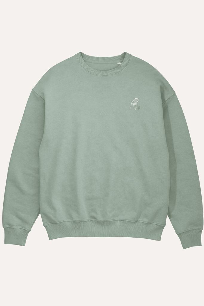 millennial holiday  aloe Unisex heavy organic sweater