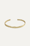 925 silver rustic bracelet gold plated